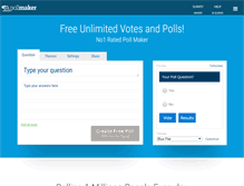 Tablet Screenshot of poll-maker.com